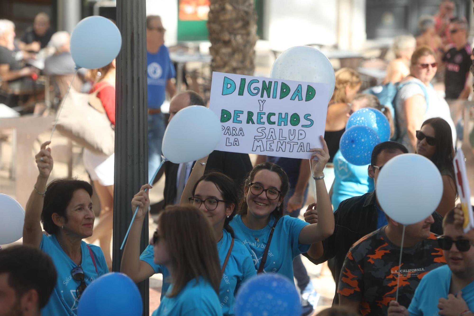 Demonstration for mental health in Alicante