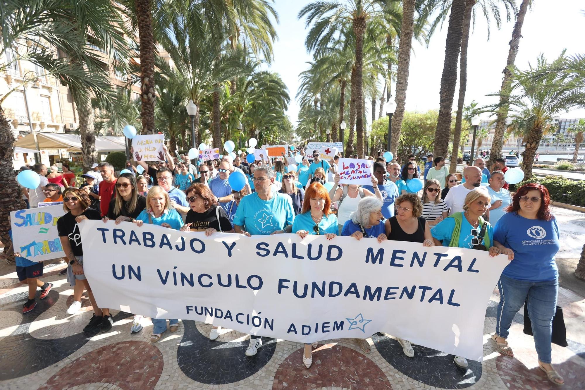 Demonstration for mental health in Alicante