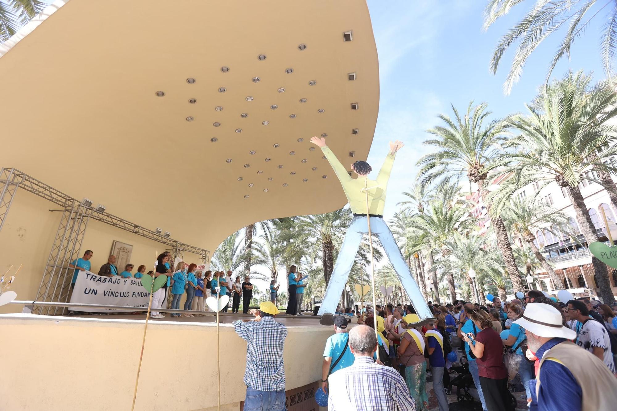 Demonstration for mental health in Alicante