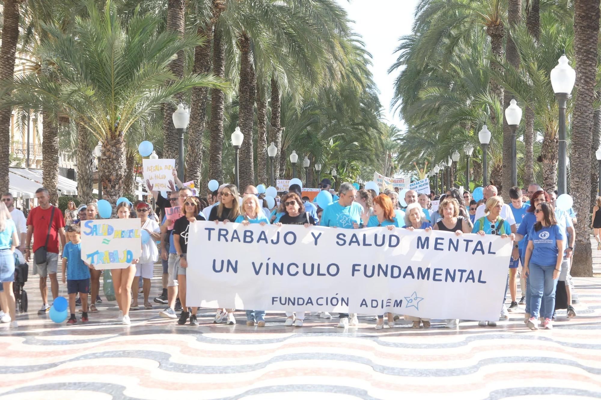 Demonstration for mental health in Alicante