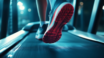 Going for a walk, jogging or taking advantage of the treadmill at the gym is a good way to combat a sedentary lifestyle (Illustrative Image Infobae)